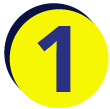 yellow circular badge displaying the number four representing 8 total options or score